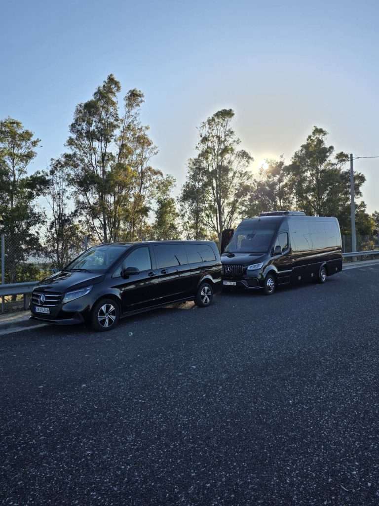 Mercedes V-Class & Business Van Chauffeur Service Athens Luxury Transfer Athens