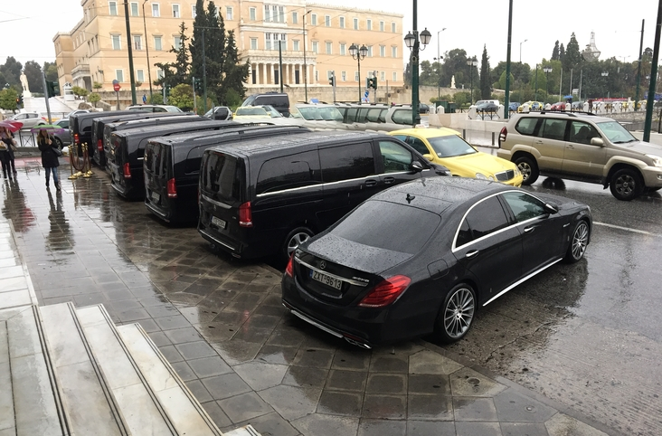 Mercedes S-Class Chauffeur Service Athens | VIP Transfers Luxury Transfer Athens